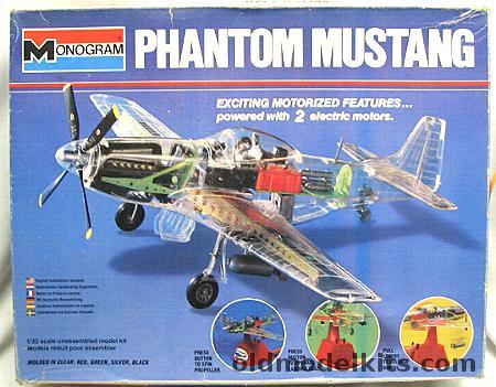 Monogram 1/32 Phantom P-51D Mustang (F-51) - Motorized, 5701 plastic model kit